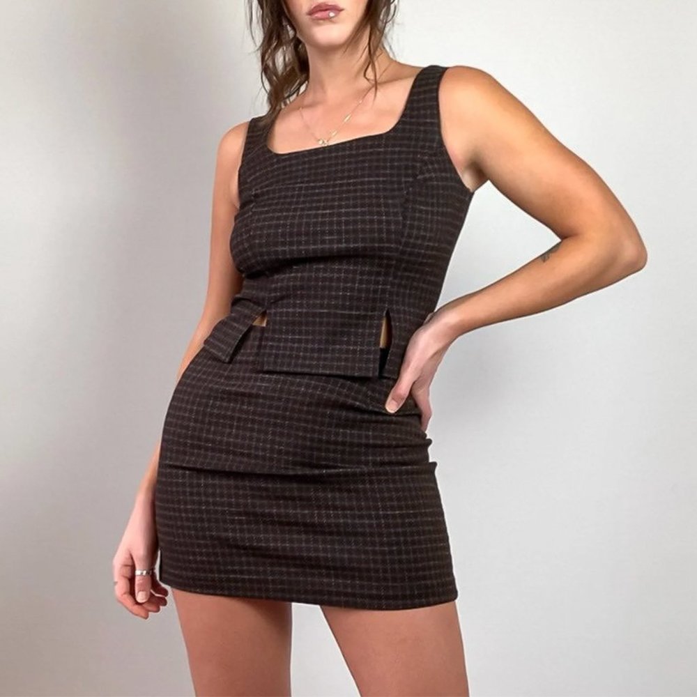 Two Piece 90s Vintage Rampage Skirt Set Small/XS  AS IS